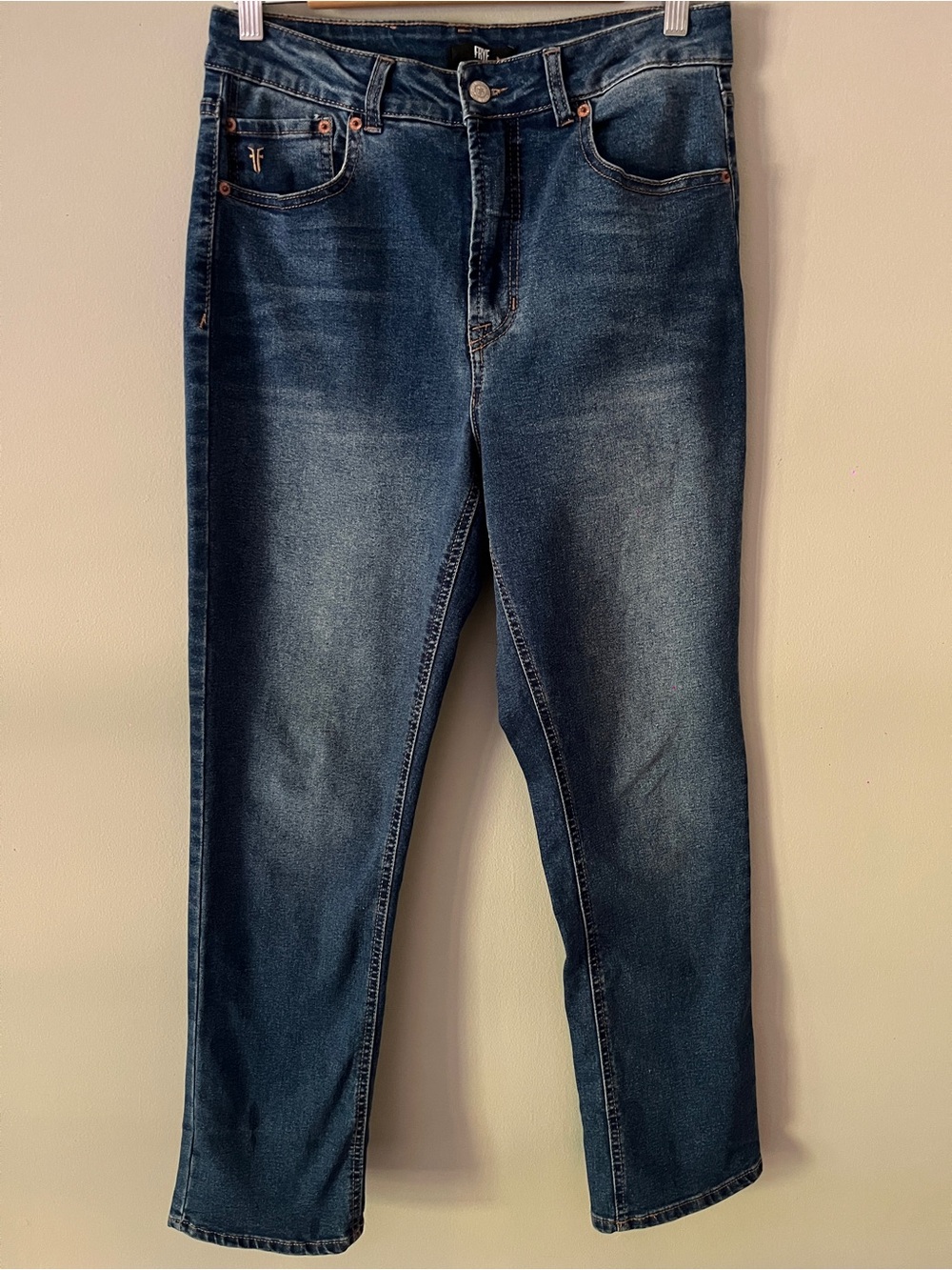 Frye Men's Relaxed Jeans in Dark Blue Wash